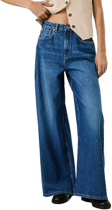 Pepe Jeans Jaimy Wide Leg Hoogzittende Jeans