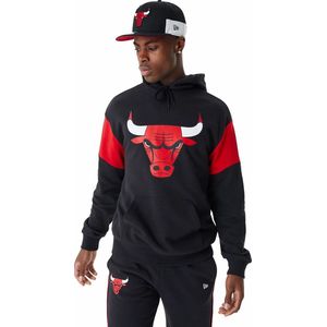 New Era Nba Color Insert Os Chicago Bulls Hoodie 60424414 - Kleur Zwart - Maat M