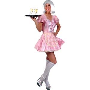 Verkleedkleding | Sexy Tirol Lady Pink | Maat 44 - 46 | Volwassenen | Vrouwen | Carnavalskleding