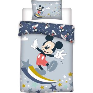 Mickey Mouse Peuter dekbedovertrek. 100 x 140 cm - 100% Katoen