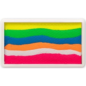 Schmink - Waterblok - Neon mania - Regenboog - 28gr.