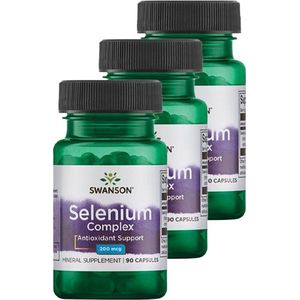 Swanson | Albion Selenium Complex 200mcg | 90 capsules | 3 stuks | 3 x 90 capsules