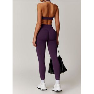 MKBM Scrunch Legging Serenity Berry - Maat: L
