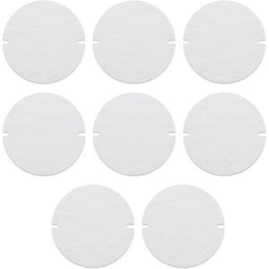 8 stuks keramische vezelpads rookkanaalafdichtingen - witte vlamafdichtingen 155 mm - hittebestendig