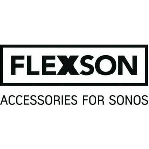 Flexson FLXE300DS1011 speaker steun Bureau Acrylonitrielbutadieenstyreen (ABS), Roestvrijstaal Wit