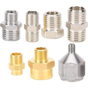 1 / 8in 1 / 4in BSP Air Compressor Adapter voor Airbrush Slang Onderhouden