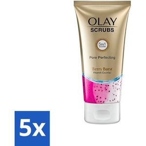 Olay - Pore Berry Burst - Zachte Scrub - 150ml - Aardbei-Extract - Huidverzorging