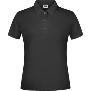 James And Nicholson Dames/dames Basic Polo Shirt (Zwart)