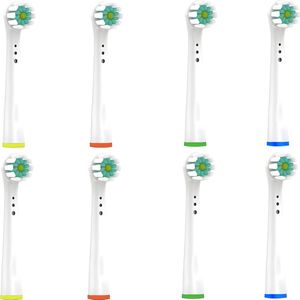 8x Tandenborstel opzetstukjes geschikt voor Oral B - EB60 Sensitive Clean Vervanging