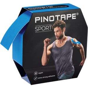 PINO - Kinesiotape - Sporttape - Fysio tape - Blauw - 31 meter - extra kleefkracht