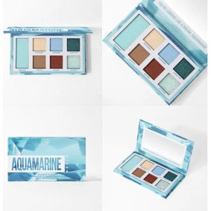BH COSMETICS - AQUAMARINE - BLAUW - MAKE UP PALET - GEZICHTSPALET - OOGSCHADUW - BLUSH - CONTOUR - HIGHLIGHT - 7 VERSCHILLENDE KLEUREN - DIERPROEFVRIJ - VEGAN