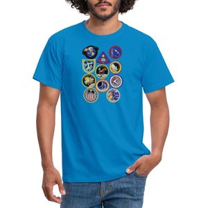 NASA Apollo-missie-insignes T-Shirt Heren