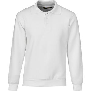 STØRVIK Napoli Polo Sweater - 4 Seizoenen - Schilderstrui Heren - Maat 3XL - Wit