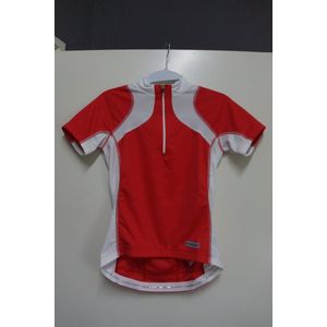 Shimano Women's short sleeve jersey scarlet red/white