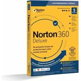 Antivirus - Norton 360 Deluxe - 5 Licenties - 1 Jaar