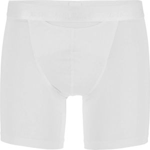 HOM HO1 long boxer briefs (1-pack) - heren boxer lang met horizontale gulp - wit - Maat: M