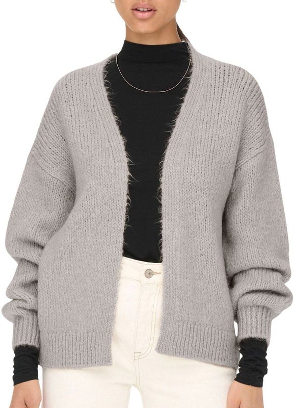 JDY Gebreid vest 'JDYDINEA'  taupe