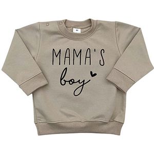 Sweater Mama's Boy - Zand - Little Adventure - Maat 80