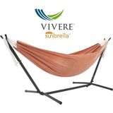 Vivere Sunbrella® Hangmat met Standaard - Coral