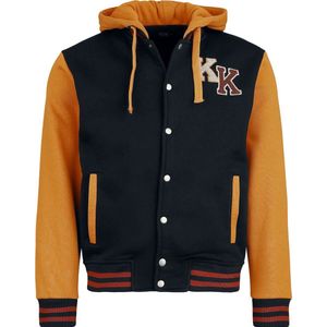 King Kerosin Badass College Jacket Heren Collegejas - meerkleurig - S