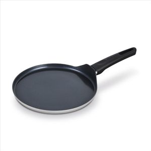 Brabantia INDU+ Pannenkoekenpan - Ø 24 cm - keramische antiaanbaklaag - inductie - Pfas vrij - Grijs