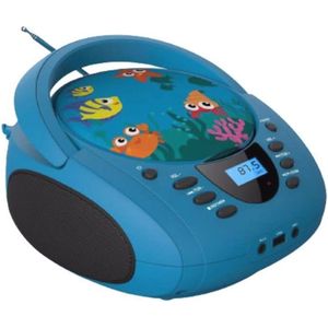 USB CD Speler met FM, CD/CD-R/CD-RW/MP3, AUX en Microfoon Ingang - Zee Model