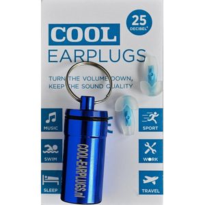 Oordoppen - Oordopjes - Cool Earplugs - Blauw - 1 paar