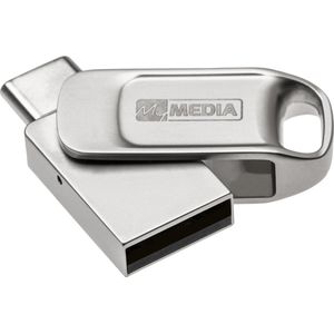 MyMedia My Dual USB 2.0 /USB C Drive 69265 USB-stick 16 GB USB 2.0, USB-C® Zilver