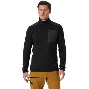 Helly Hansen - LIFA Merino - Sweatshirt - Zwart - Halve Rits