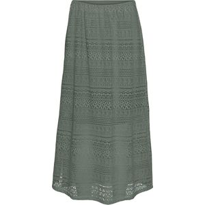 VERO MODA VMHONEY LACE 7/8 SKIRT WVN GA Dames Rok - Maat S