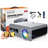 Zenwire E690H - Projector - Full HD 1080p - 300 inch scherm - Android TV 11 - WiFi 6 - Bluetooth 5.0