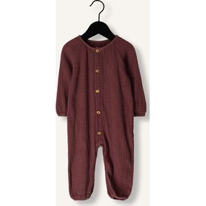 PLAY UP Woven Jumpsuit Nb Boxpakken Unisex - Bordeaux - Maat 68