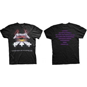 Metallica - Master Of Puppets Heren T-shirt - L - Zwart