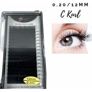 Guardian Beauty Prime Silk Lashes 12mm 0.20 C-krul | Wimpers Extensions | Eyelashes | Wimpers |  Wimperextensions