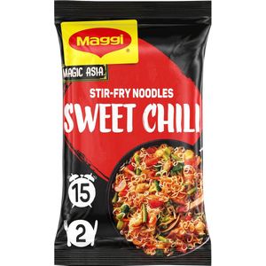 Maggi Stir-fry Noodles Sweet Chili - 10 stuks x 185g - Voordeelverpakking