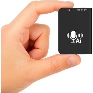 Digitale AI-Spraakrecorder van MMOBIEL – 32GB Compact Opnameapparaat met App-bediening, Transcriptie & Samenvatting, Real-time Vertaling, Bluetooth & Mindmap Functie voor Vergaderingen, Colleges etc.
