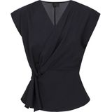 DreiMaster - Classic Look - Wikkelblouse - Diepe V-hals - Kapmouwen