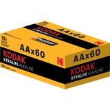 Kodak XTRALIFE - alkaline AA/LR6 Batterijen - 60 stuks