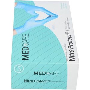 Medicare handschoen Ongepoederd - Blauw - Small - (100 stuks)