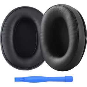 Vervangende Oorkussens voor HyperX Cloud Stinger/Cloud Flight/CloudX/Cloud II/Cloud III/Cloud Alpha/Cloud Core/Mix Hoofdtelefoons van MMOBIEL – Memory Foam, Protein PU Koptelefoon Oorkussens – Zwart