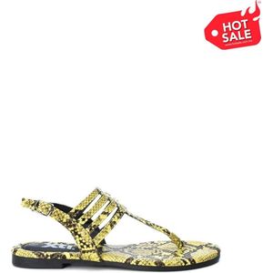 Xti - Dames Slippers - Geel - Synthetisch Leer