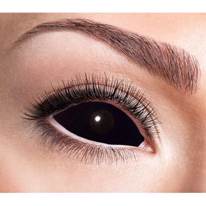 Sclera lenzen zwart - 6 maand