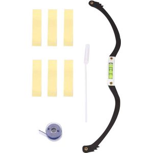 Tattoo Positioning Liner Sponge Measure Tool Eyebrow Line Marker Ruler - Black .