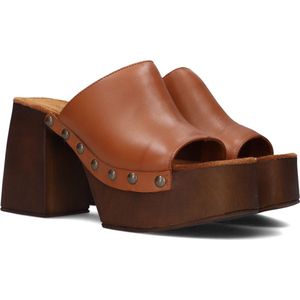 Notre-V 06 252 Muiltjes - Dames - Cognac - Maat 37