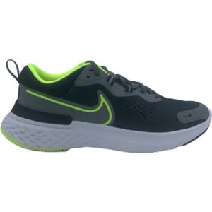 Nike - React Miler 2 - Sneakers - Mannen - Zwart/Wit/Groen - Maat 40