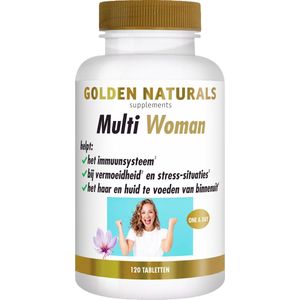 Golden Naturals - Multi Woman - Multivitaminen - 0 Vegetarische Tabletten