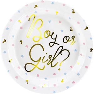 Boy or Girl? Borden | meisje | Voor Gender Reveal en Babyshower