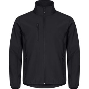 Clique Classic Softshell Jacket Zwart maat 3XL