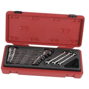 Seneca - Ringratel Steeksleutelset - 12 Delig - Chrome Vanadium