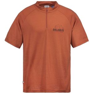 Dolomite - Cristallo Merino - T-shirt - Oranje - Korte Mouwen